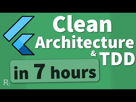 Learn Flutter Clean Architecture & TDD - Full Course (Flutter Tutorial)