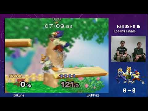 Wufflez (Falco) Vs. Diltune (Marth/Fox) - USF #16 - Grand Finals