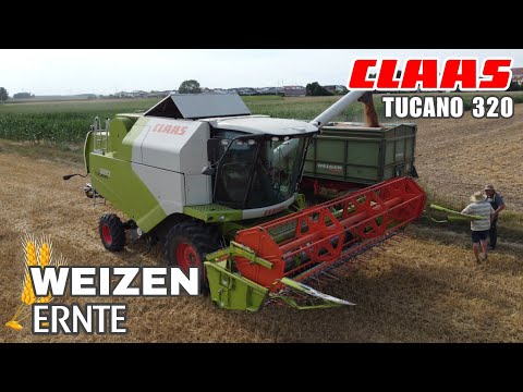 Weizenernte 2025 👨‍🌾 - Claas Tucano 320 🚜 | Landwirtschaft Niederbayern 