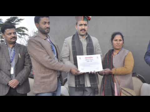ग्रामीण शिमला के विधायक व कैबिनेट मंत्री विक्रमादित्य ने शिमला में नाबार्ड द्वारा आयोजित पांच दिवसीय प्रदर्शनी का समापन किया।