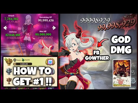 100% F2P TEAM!! INFINITE HP AND ATK ON FINAL BOSS MERLIN LEGENDARY - Seven Deadly Sins: Grand Cross