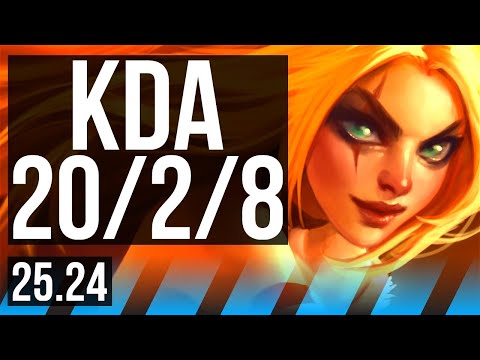 KATARINA vs YASUO (MID) | Good KDA: 20/2/8 | EUW Grandmaster | 25.24