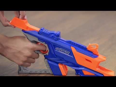 NERF Nitro - Longshot Smash Blaster - Demo Video