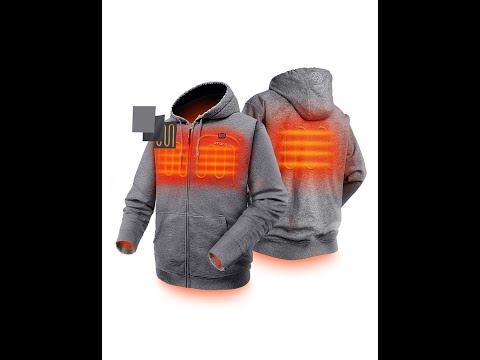 ORORO Heated Hoodie with Battery Pack Unisex