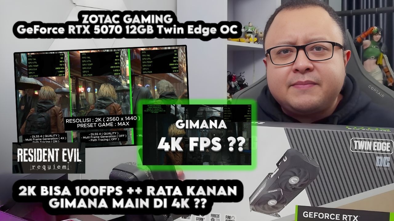 RTX 5070 + Resident Evil Requiem… Ini GPU Midrange Serius?! Mari Kita Benchmark!