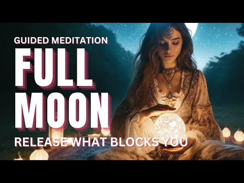 FULL MOON Meditation MAY 2024 | Forgive Heal Let Go | Release with Violet Flame