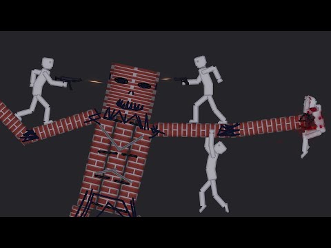 The Brick Golems Attack In People Playground