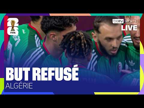 LIVE - Au tour de l'Algérie de voir son but refusé contre l'Argentine !