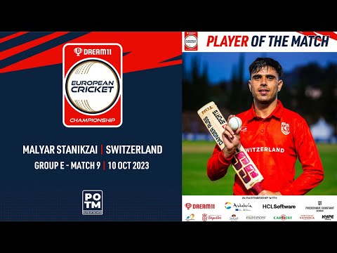 POTM: M. Stanikzai - CYP vs CHE | Highlights | Dream11 ECC23 | 10 Oct 2023 | ECC23.065