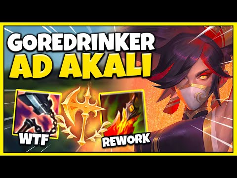 AD GOREDRINKER AKALI IS ACTUALLY BROKEN IN SEASON 11 (INSANE FULL HP HEALING) - League of Legends
