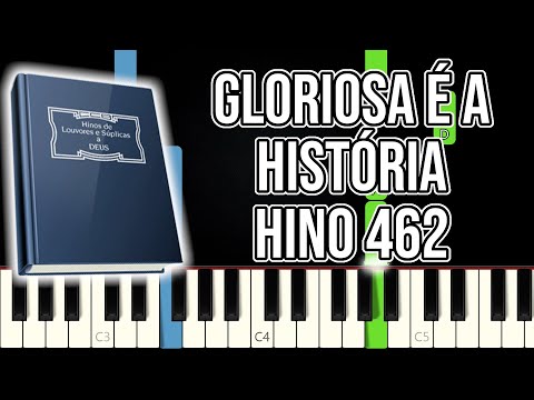 Hino CCB 462 - Gloriosa é a História | VERSÃO FÁCIL | Piano e Teclado Tutorial