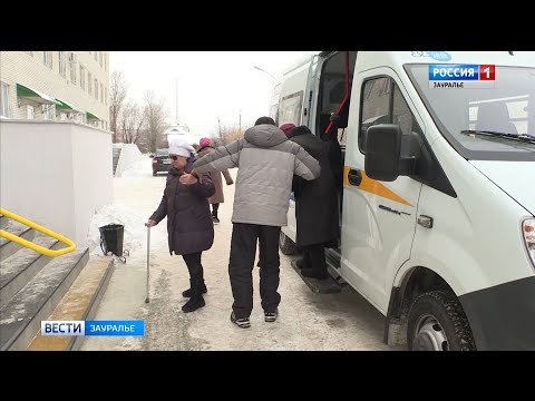 В Зауралье появился новый транспорт для перевозки пожилых пациентов