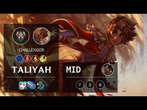 Taliyah Mid vs Twisted Fate - EUW Challenger Patch 10.10