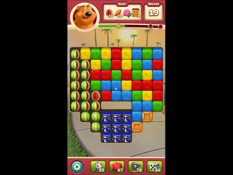 Toon Blast Level 3244 - NO BOOSTERS 🐻🐺🐱 | SKILLGAMING ✔️