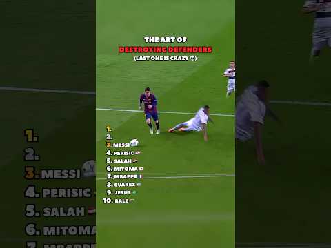 The Art Of Destroying Defenders 🪄 #football #shorts