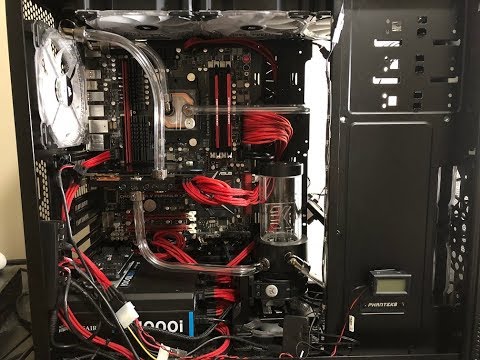 My First Custom PC Water Cooling Loop