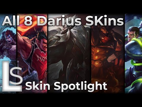 ALL DARIUS SKINS - Skin Spotlight - League of Legends - Patch 10.10