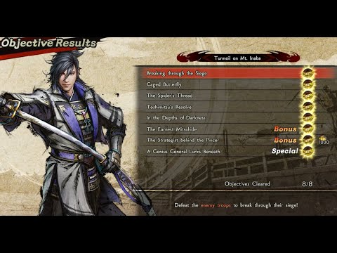 Samurai warriors 5 Mitsuhide's path "Turmoil on MT.Inaba" Objective Guide 8/8