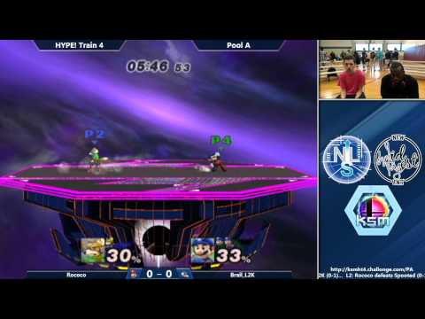 HYPE! Train 4 PM Singles Pools: Rococo (Fox) Vs. Brail_L2K (Mario)
