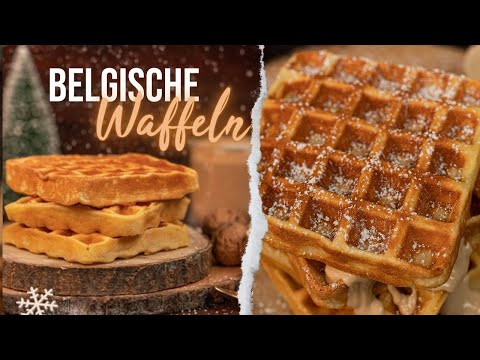 Die besten belgischen Waffeln aus ganz einfachen Zutaten - schnell & super lecker 😍