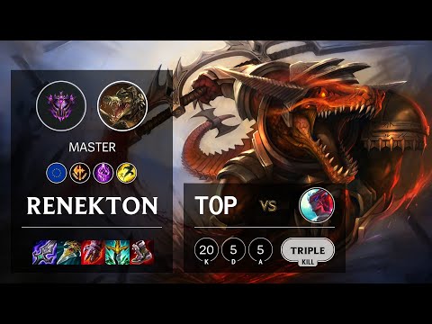 Renekton Top vs Yone - EUW Master Patch 11.24