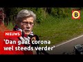 Fietsers en wandelaars reageren op de eerste coronabesmetting op dieren