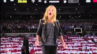 Jackie Evancho singing The National Anthem NHL 2011 Winter Classic (HD)!