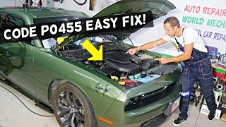 DODGE CHALLENGER CODE P0455 EVAP EVAPORATIVE EMISSION CONTROL SYSTEM LARGE LEAK DETECTED