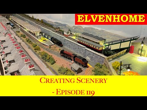 N Gauge Model Railway Layout Creating Scenery Elvenhome 119