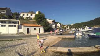 preview picture of video 'Хорватия. Июнь 2014. Jadranovo (Perčin). Пляж в Ядраново'