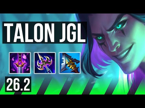 TALON vs VOLIBEAR (JGL) | Good KDA: 22/1/5, 48K damage | EUNE Challenger | 26.2