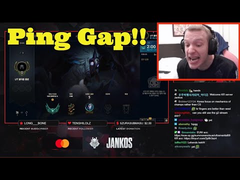 Jankos On The Low Ping In Korean Solo Queue Compared To EUW!!