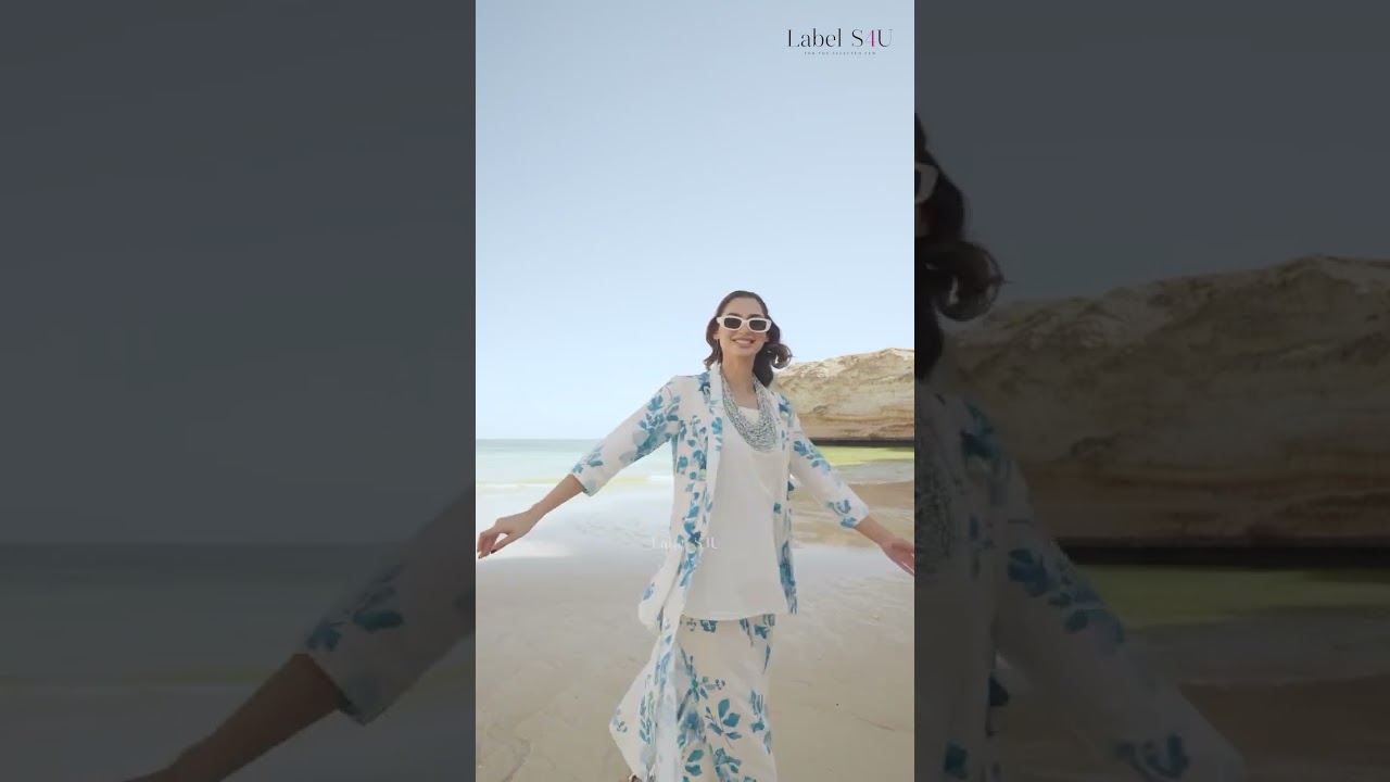 This lightweight printed co-ord is your summer vacation savior, breathable, & stylish!🌻🫶🏻