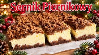 🌟🎄  Sernik piernikowy – kremowy, aromatyczny, świąteczny HIT! 🎄❤️
