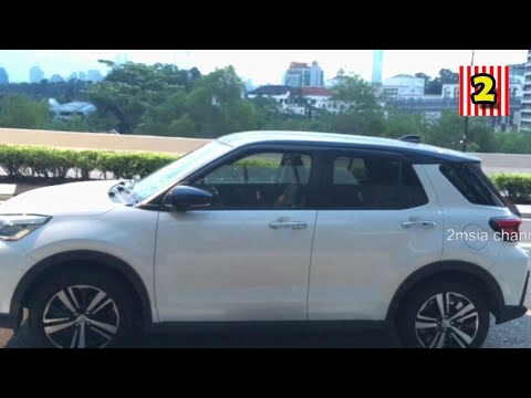 Perodua Ativa 2 Tone White Exterior Simple View