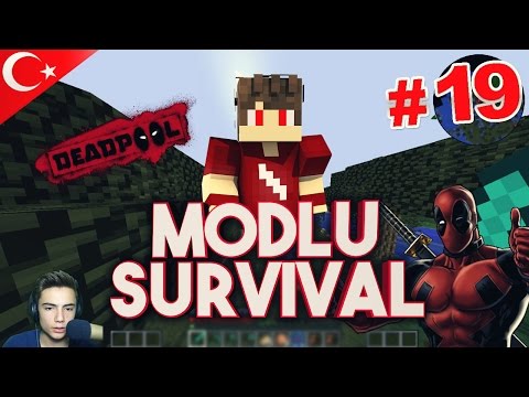 Minecraft Modlu Survival - Bölüm 19 - DEADPOOL !