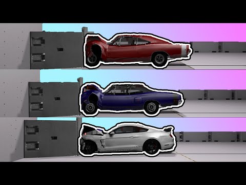 EPIC Muscle Car CRASH Test Compilation