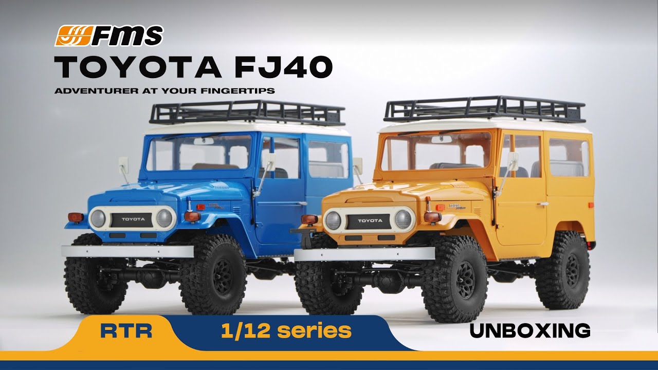 FMS 電動RCカー トヨタ ランドクルーザー FJ40 RS フタバメカ仕様 1:10 Land Cruiser FJ40 RC Rock Crawler | 4WD & Doors | FMS Hobby