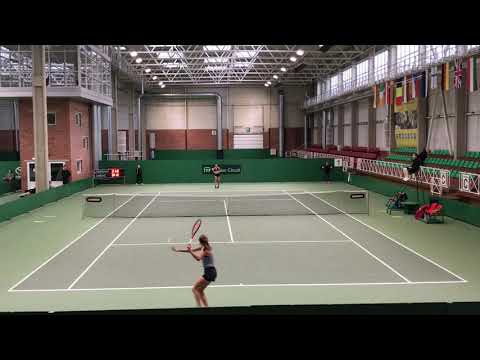 Tennis Final Alessandra Simone vs  Natalia Szabanin  Moments of the game
