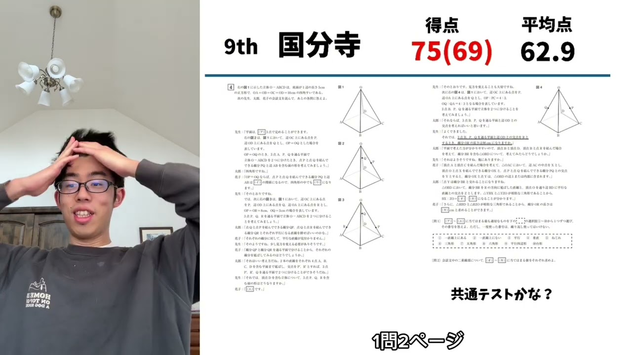 高校入試都立独自問題難易度￼ランキング