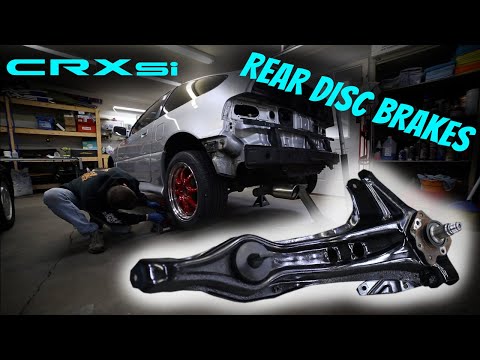 1989 CRX Rescue Part 6 - Rear Disc Brakes