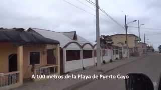 preview picture of video 'Urbanización Vista al Mar, Distancia desde el proyecto al poblado de Puerto Cayo'