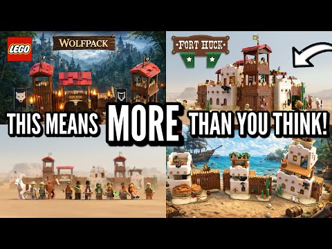 CASTLE, PIRATES & WESTERN 3 in 1 | LEGO ‘Fort Huck’