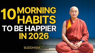 10 Powerful Morning Habits That Will Make You Happier in 2026 | Buddhist Wisdom