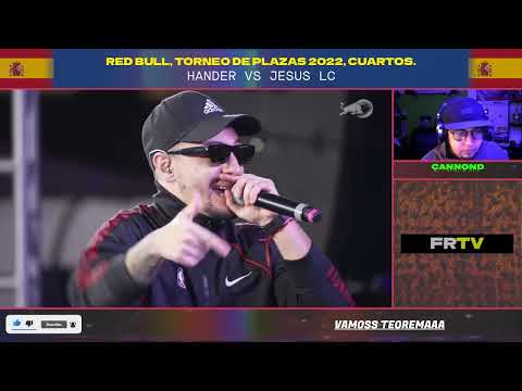 ¡CRUCE DE ESPAÑOLES!. REACCIONANDO A HANDER VS JESUS LC, RED BULL MUNDIAL DE PLAZAS 2022.