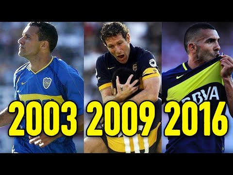 10 AMAZING GOALS from BOCA against RIVER at El Monumental