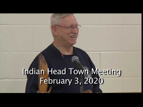 Town Meeting - 2/3/20 - Town of Indian Head