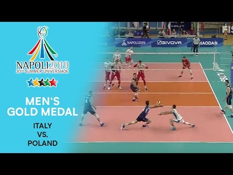 ITALY vs. POLAND | Men's Gold Medal | FISU Summer Universiade - Napoli 2019