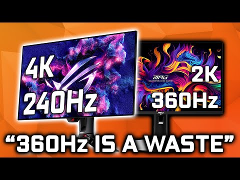 Is 360Hz a Waste? - 240Hz vs 360Hz Monitors