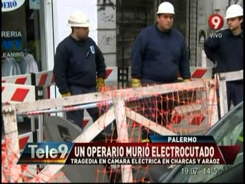 Palermo: murió un operario electrocutado
